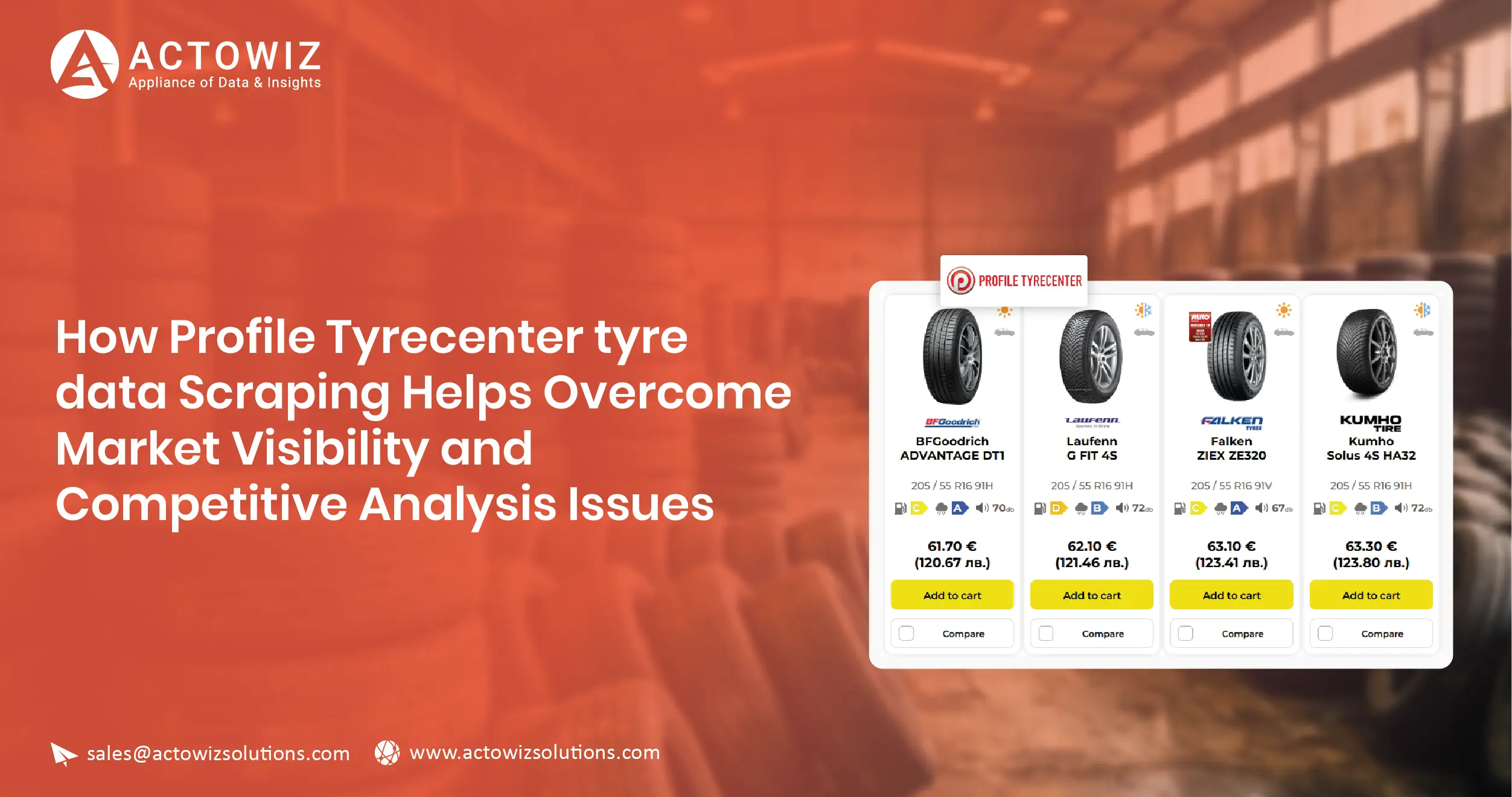 How Profile Tyrecenter tyre data Scraping Helps Overcome Market Visibility and Competitive Analysis Issues